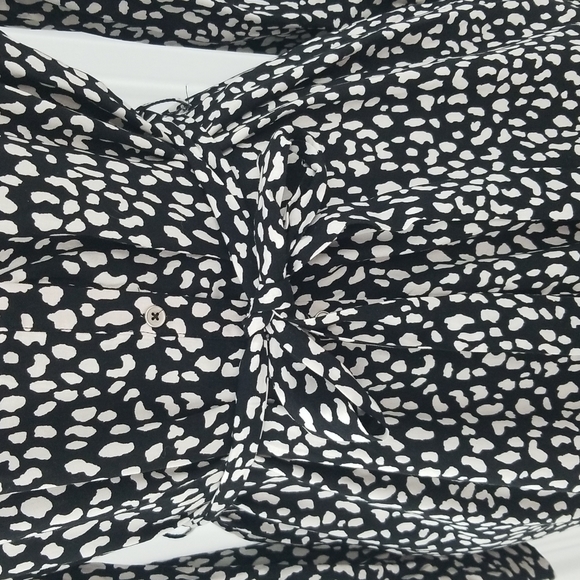 Forever 21 Black and White Printed Dress - Picture 4 of 9